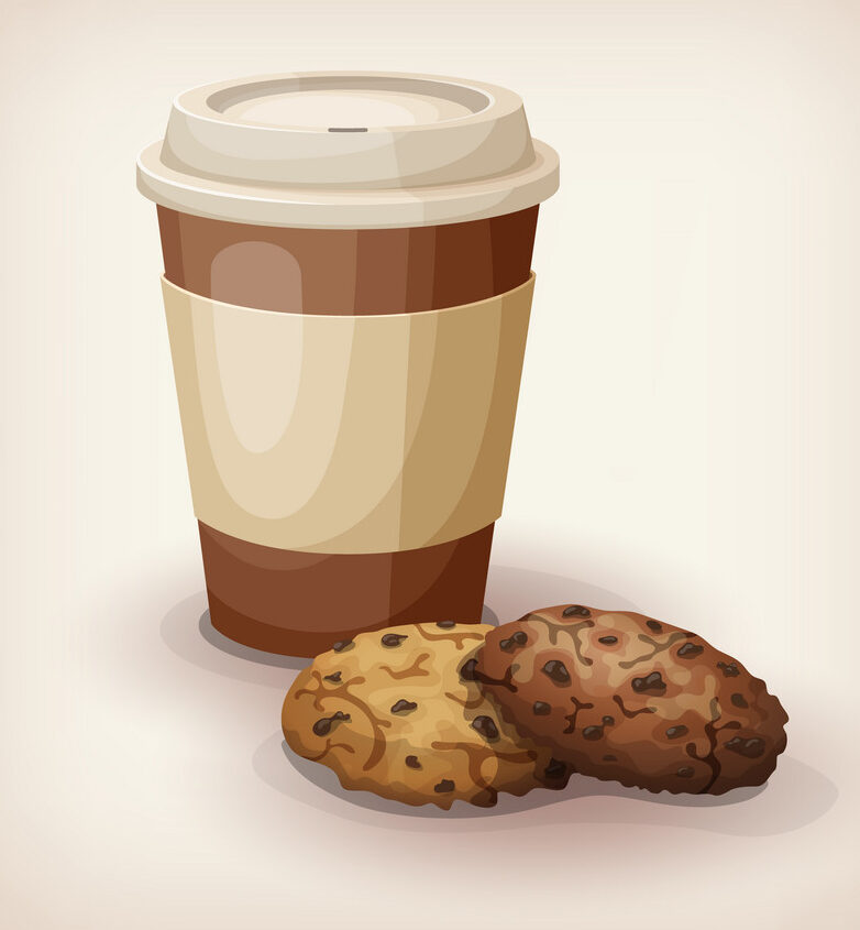 coffee and cookies image